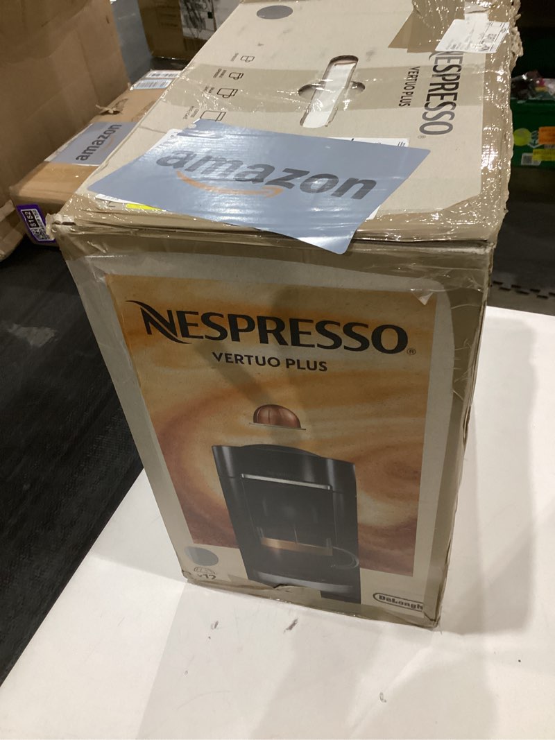 Condition photo showing As Is for Nespresso Vertuo Plus Coffee and Espresso Maker by De'Longhi, Titan