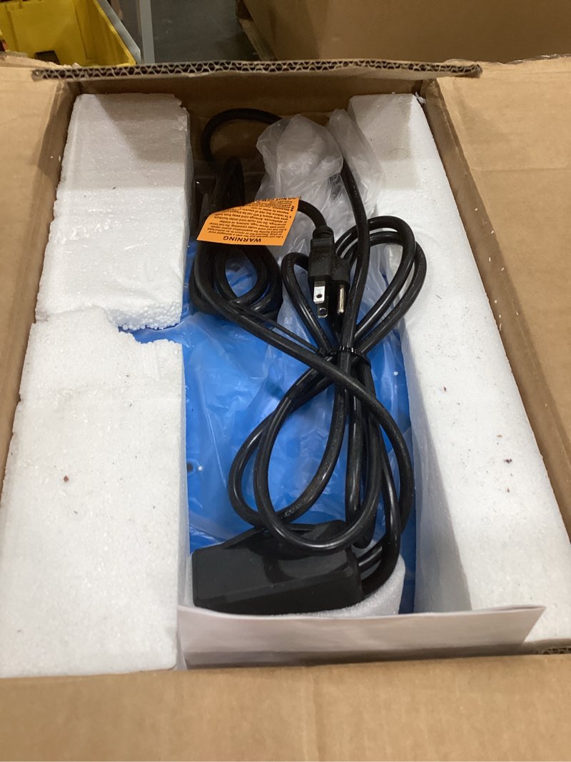Condition photo showing Good Condition for 15" attic fan with thermostat & remote control, 1800 cfm gable vent exhaust fan, auto on/off based on temperature, 2500 sq ft coverage, 70w, 3 speeds, 18-hour timer, plug-and-play