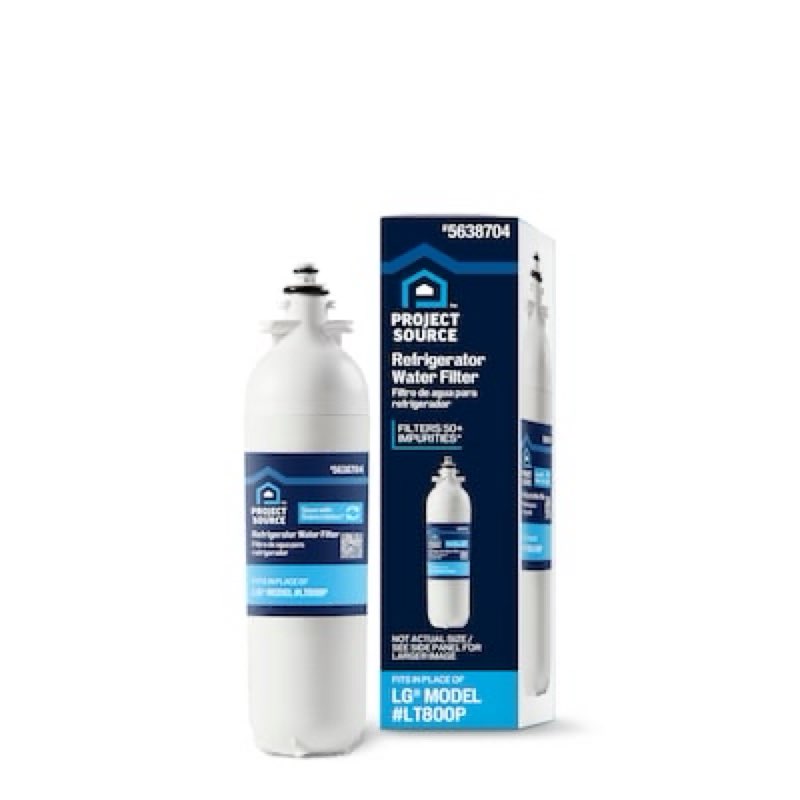 project source twist-in refrigerator water filter fits lg filter lt800p