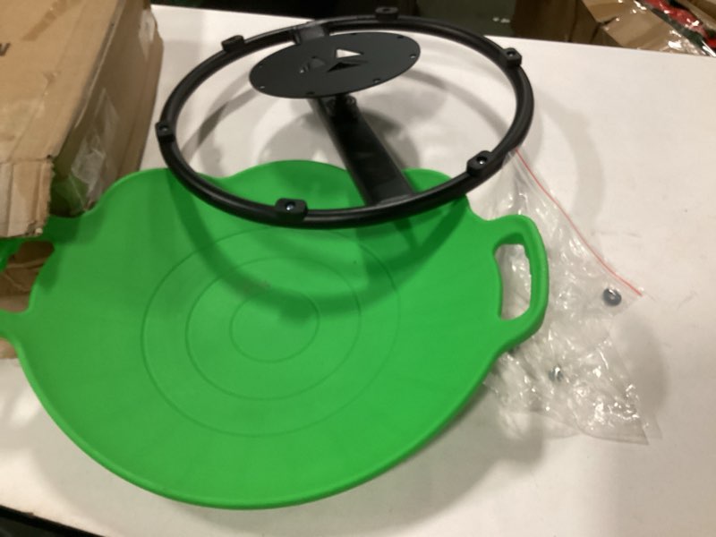 Condition photo showing As Is for ( similar products) Kids Spinning Chair for Sensory Support, 360° Swivel Seat for Active Sitting with Autism & ADHD, Vestibular Movement Toy for Calming Corner, Ideal Gift for Autistic Children & Classrooms Green