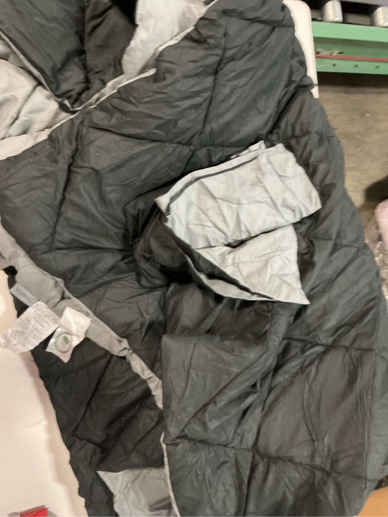 Condition photo showing As Is for wqspring brand microfiber comforter king with 2 shams