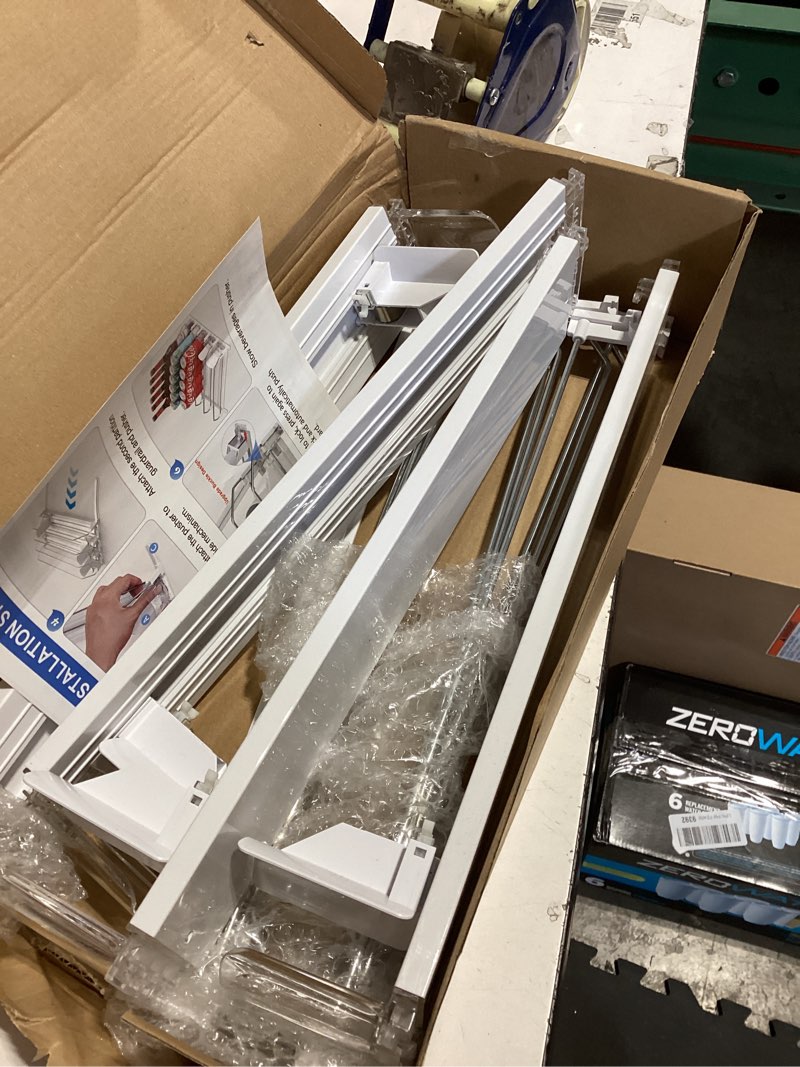 Condition photo showing Good Condition for automatic soda can dispenser for refrigerator – 3-row drink organizer holds 25 cans, spring-loaded pusher, fits 12oz/16oz/20oz bottles, no-tool assembly