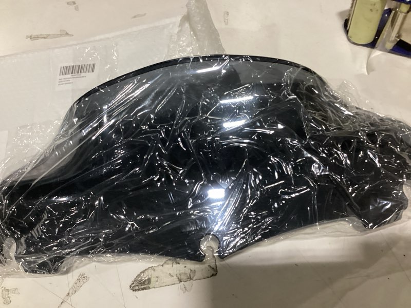 Condition photo showing Good Condition for smoke 9" motorcycle wave windshield windscreen compatible for 2014-2023 harley davidson touring street glide electra glide tri glide flhx flhxu flhtc fltr fltr flhtk flhxse smoked 9''