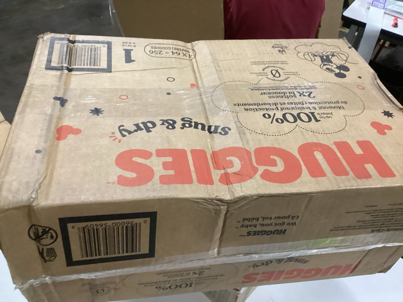 Condition photo showing New/Like New for Huggies Snug & Dry Diapers -Size 1 - 256ct