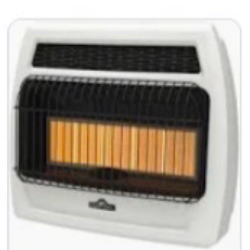 Master Forge 30000-BTU Wall -Mount Indoor Natural gas or liquid propane Vent-Free Radiant Heart