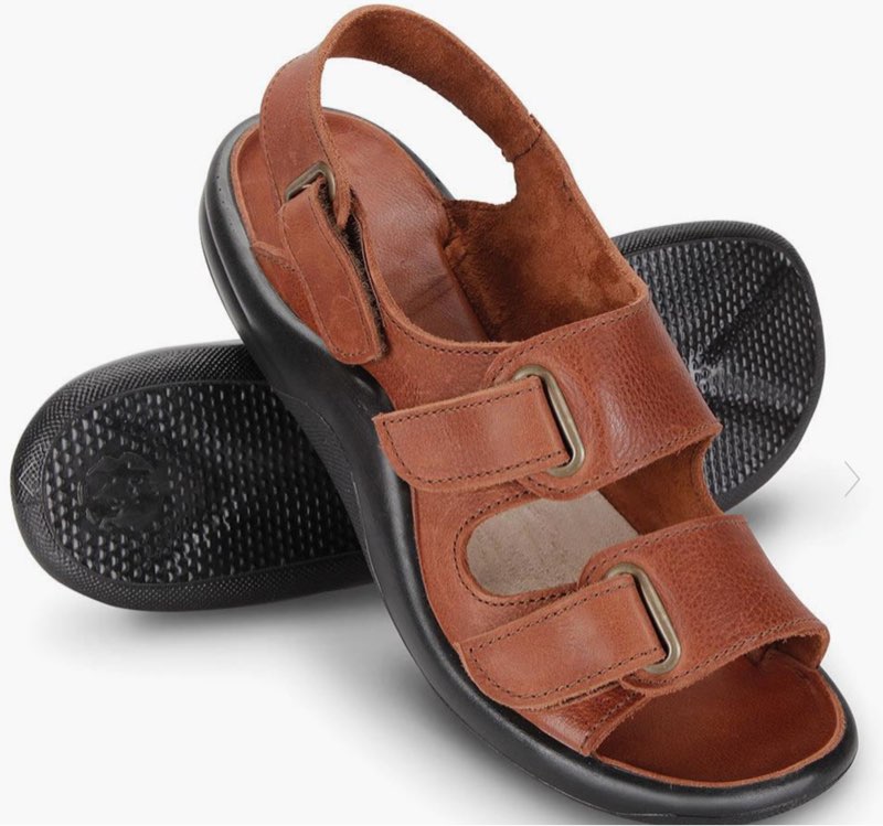 The Gentlemen's Walk On Air Strap Sandals(size 45)