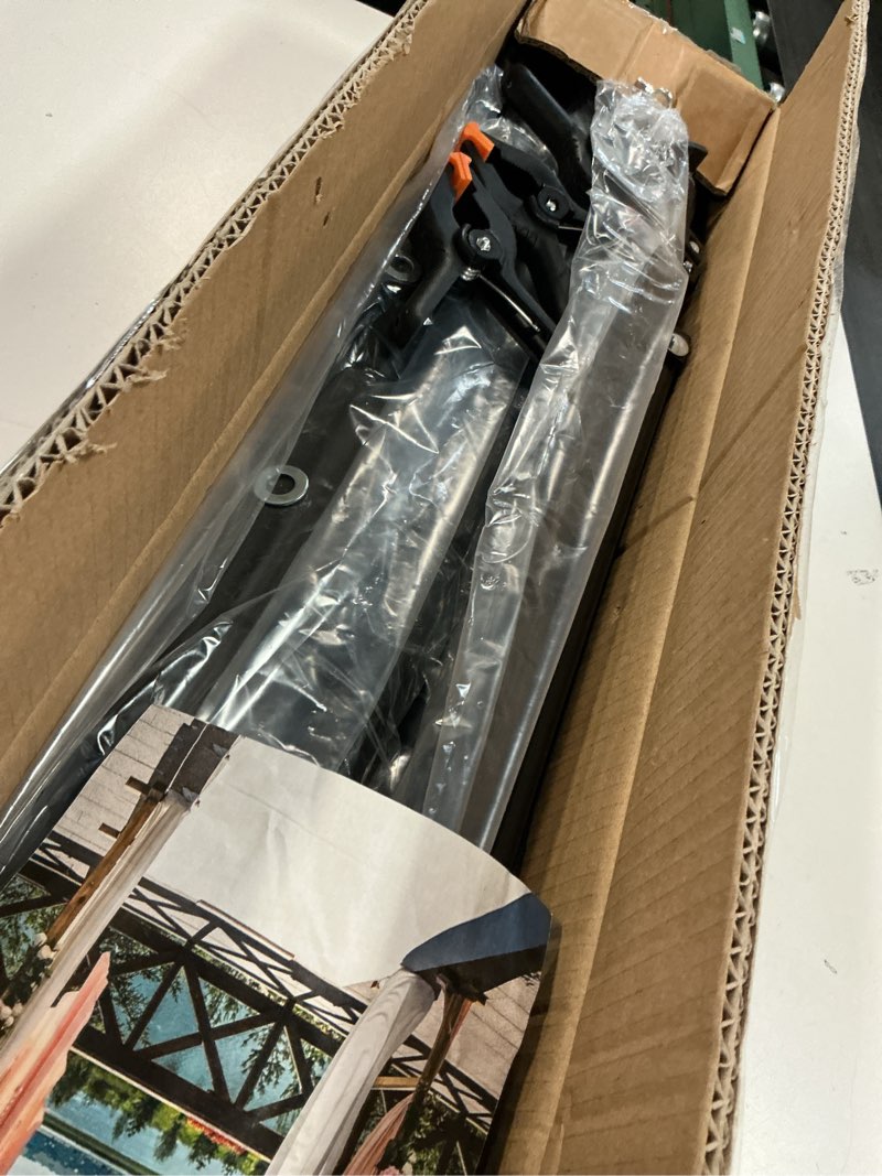 Condition photo showing As Is for Backdrop Stand 6.5 x 10FT, Adjustable Photography Backdrop Support System Kit with 4 Clamps and Carrying Bag for Parties, Wedding, Photography, Festival Decoration