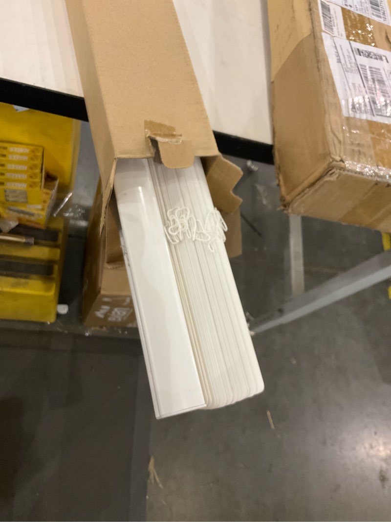 Condition photo showing Good Condition for ChrisDowa Cordless Zebra Blinds for Windows, Dual Layer Free-Stop Light Filtering Window Roller Shades, Pull Down Privacy Zebra Shades for Home, Office, Bedroom, Door (38" W x 72" H, White) 38"W x 72"H White