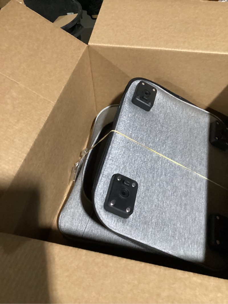 Condition photo showing As Is for Similar to VeluXanipyr Pet Carrier with Wheels,Rolling Cat Carrier with Adjustable Pull Rod for Travel,Outdoor 