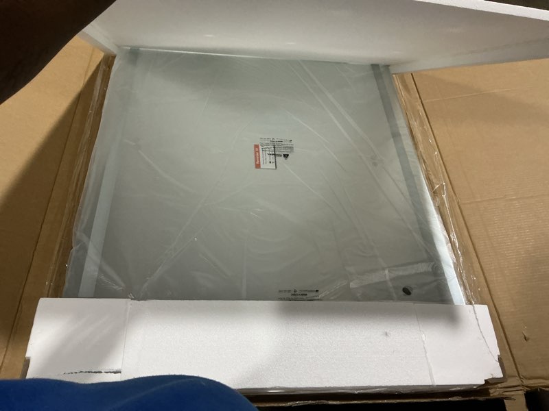 Condition photo showing Good Condition for keonjinn 48x36 inch led bathroom mirror with lights, frontlit & backlit | hd tempered grass, 3-color temperature & stepless dimmable lighting, fast & safe defogging, effortless installation 36"l x 48"w