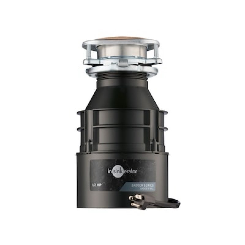 insinkerator badger 5xl continuous feed 1/2-hp septic safe corded garbage disposal