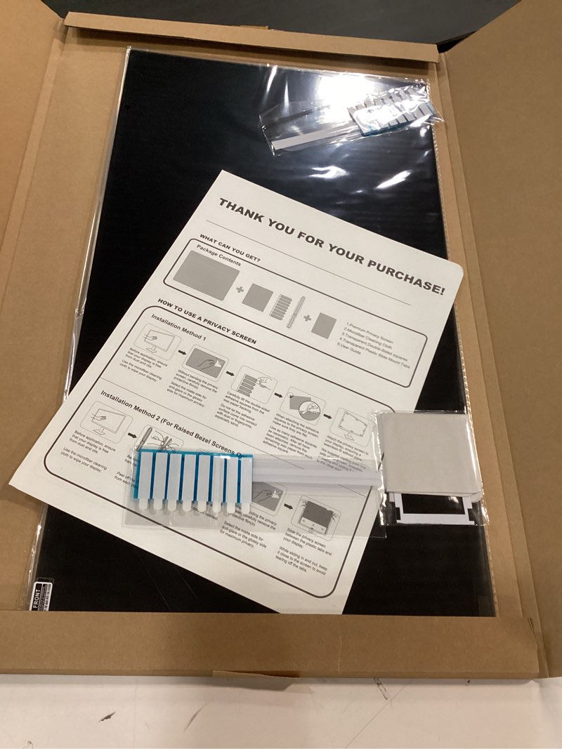 Condition photo showing Good Condition for Twugs [2 Pack] 21.5 Inch Computer Privacy Screen for 16:9 Aspect Ratio Widescreen Monitor, Eye Protection Anti Glare Blue Light Filter Shield, Removable Anti-Scratch Anti Spy Protector