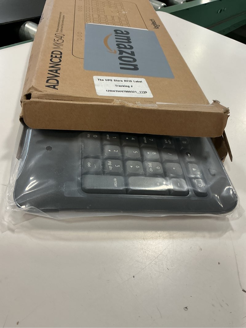 Condition photo showing Good Condition for Logitech MK540 Advanced Wireless Keyboard and Mouse Combo for Windows, 2.4 GHz Unifying USB-Receiver, Multimedia Hotkeys, 3-Year Battery Life, for PC, Laptop 2024 Model