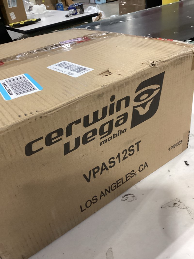 Condition photo showing Good Condition for CERWIN-VEGA! Vega 12" Powered Spare Tire Subwoofer 2? - VPAS12ST