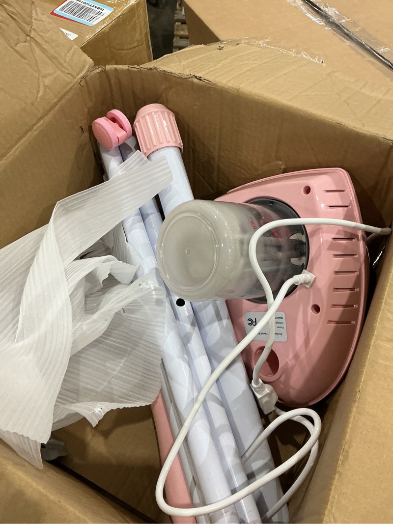 Condition photo showing Good Condition for professional facial steamer, face steam on wheels, estheticians steamer with more steam for moisturizing and hydration, adjustable height and angle for spa beauty, home use, pink fs-001 medium