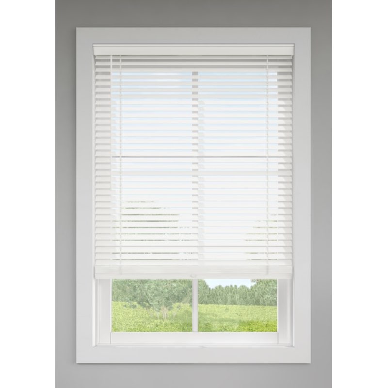 Levalor 2 In Faux Wood Blind 32x64 In white
