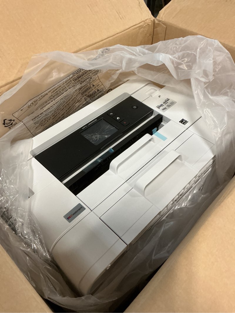 Condition photo showing As Is for brother inkvestment 4555 wireless color inkjet all-in-one printer with 2.7” color touchscreen and 2 paper trays | includes refresh subscription trial(1) (mfc-j4555dw) current model: mfcj4555dw new