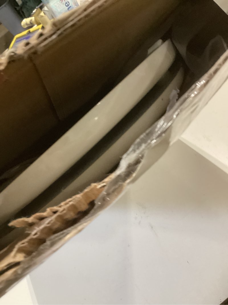 Condition photo showing Good Condition for kohler stonewood quiet-close elongated toilet seat, slow close design, durable wood, easy installation, universal fit, white finish, k-20466-0