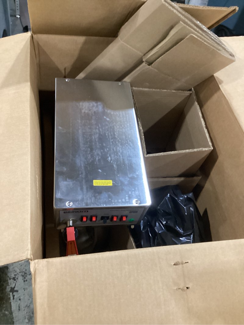 Condition photo showing As Is for missing parts  nupant 12 cup commercial coffee maker, auto filling drip coffee maker machine with 3 glass carafes 3 warmers, stainless steel pour over coffee brewer with hot water supply for restaurant office cafe auto-filling