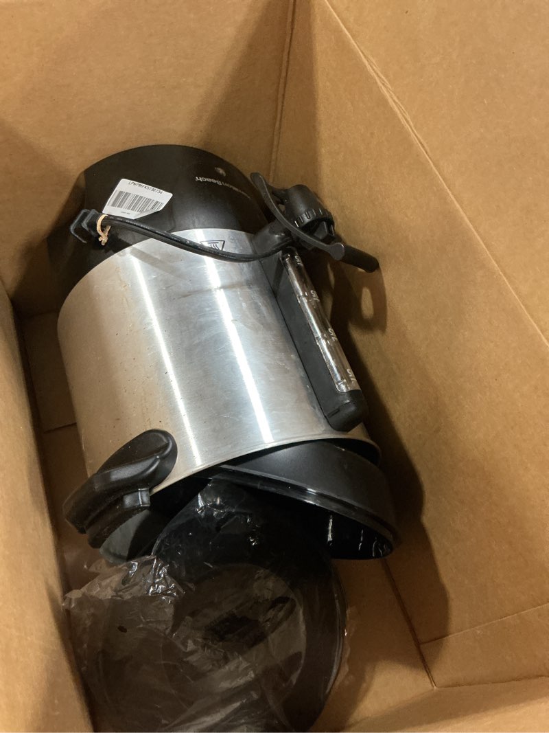 Condition photo showing As Is for Hamilton Beach 45 Cup Fast Brew Coffee Urn and Hot Beverage Dispenser, 40521