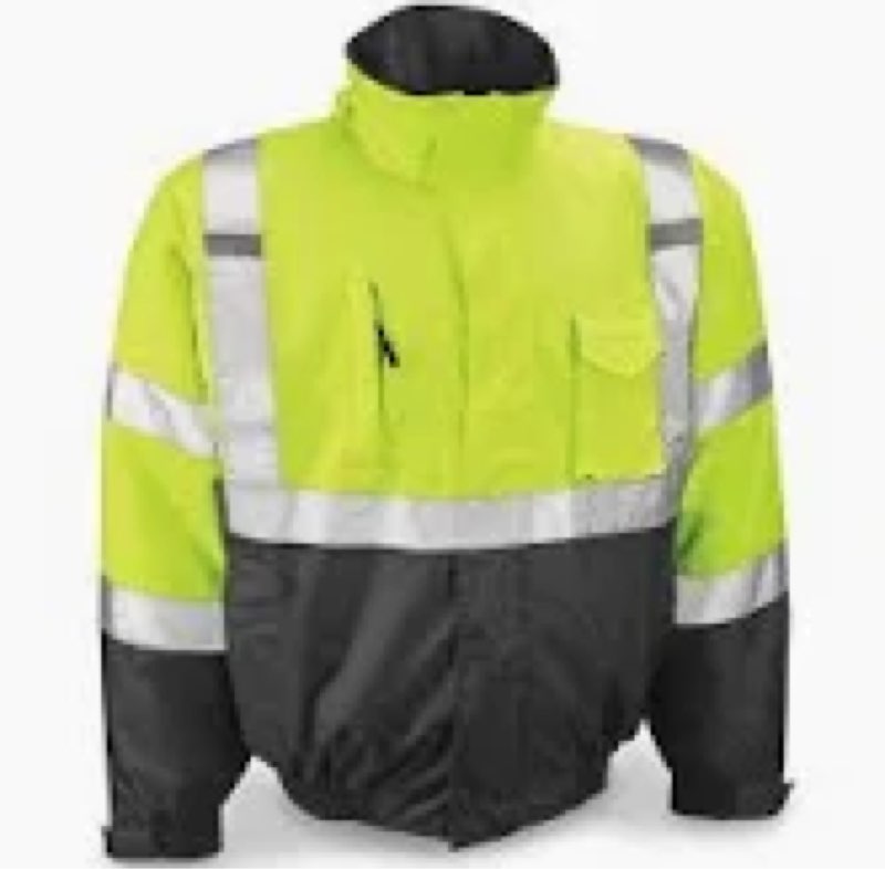 Ergodyne Unisex Adult 3-in-1 Hi-Vis Winter Bomber Jacket, Lime, Small US