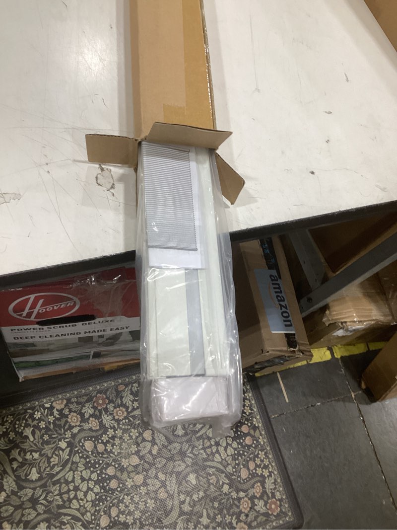 Condition photo showing Good Condition for lazblinds cordless cellular blinds, no drill blackout honeycomb shades for indoor windows, insulated uv protection cellular shades, easy inside mount, 36" w x 64" h, white blackout-white 36" w x 64" h