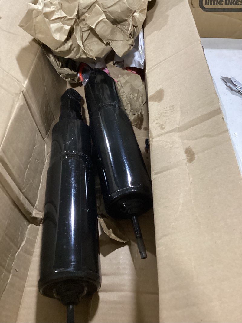 Condition photo showing As Is for gabriel hijackers 49122 adjustable rear air shocks (pair) fits 68-70 cadillac eldorado; 67-69 chevrolet camaro; 66 oldsmobile toronado; 67-69 pontiac firebird