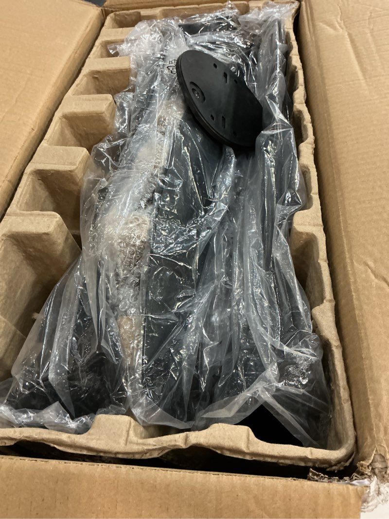 Condition photo showing New/Like New for reiga 52" black smart ceiling fan with light, quiet dc indoor fan | quiet dc reversible motor, dimmable 3cct led light, remote/wifi/voice control; 6/10in downrods, etl listed for living room