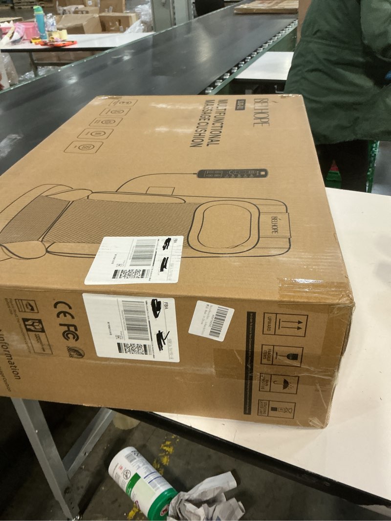 Condition photo showing New/Like New for belhope Shiatsu Neck and Back Massager with Heat, 4D Kneading Back Massager for Pain Relief Deep Tissue, Comfortable Back Massage for Chair, Massage Mat for Home, Valentines Day Gifts for Men Women
