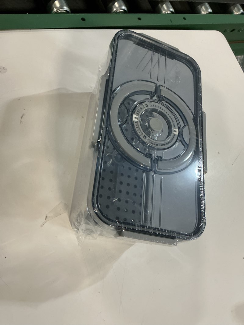 Condition photo showing New/Like New for Bread Box with Lid and Handle,New Upgrade Time Recording Bread Storage Container for Kitchen Counter Airtight,Portable Bread Boxes for Homemade Breads, Toast, Bagel, Donut and Cookies(Grey)