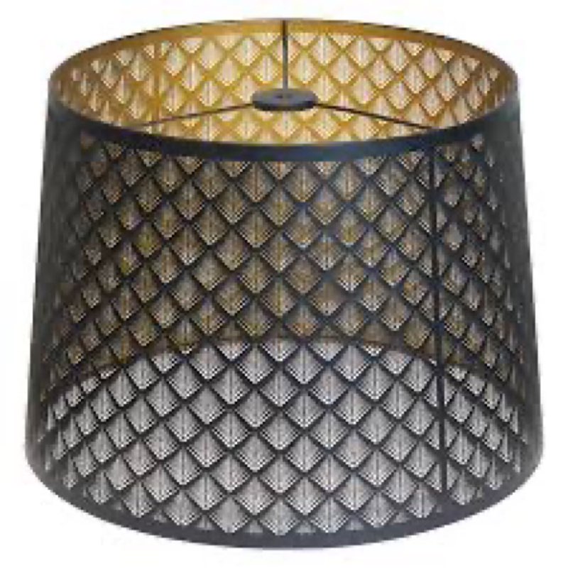 metal etching arrow lamp shade, alucset drum lampshade for table lamps and floor lamps, unique arrow