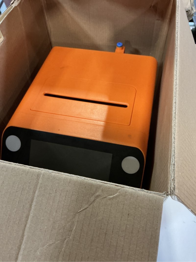 Condition photo showing As Is for 3d printer for kids,safe for children,toy 3d printer,new version upgraded,stem learning mate, wi-fi & app control, weekly update toy library, touch screen, mini size, easy setting/one click to print.