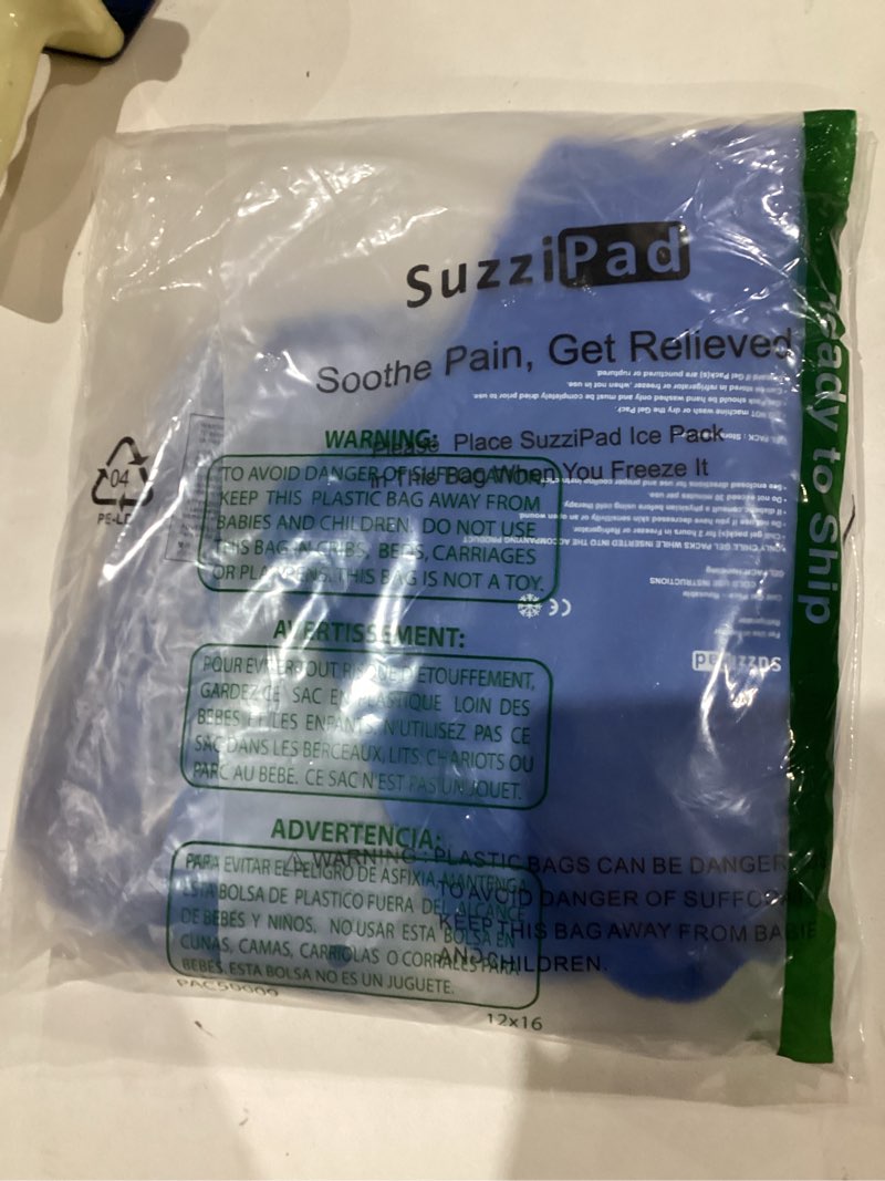 Condition photo showing New/Like New for SuzziPad Replacement Ice Gel Packs for Cold Therapy Gloves and Socks(10-Piece Set), S/M S/M Ice Pack Only