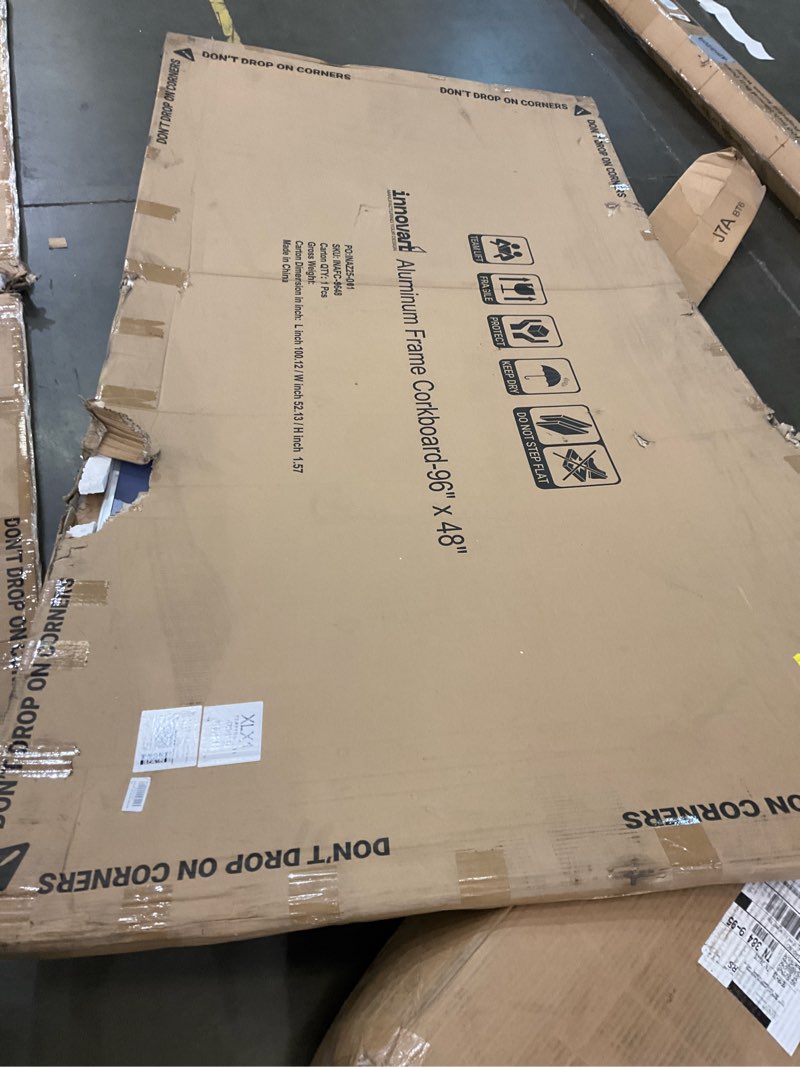 Aluminum Frame Corkboard-96" × 48