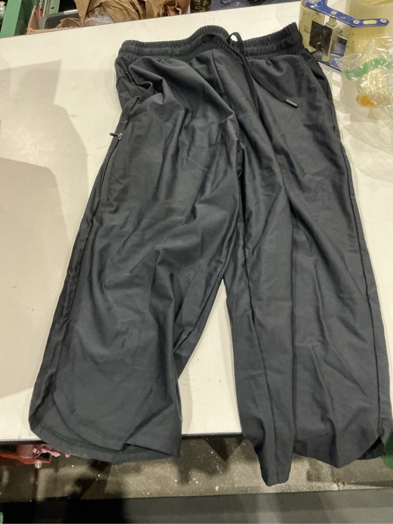 Condition photo showing Good Condition for viodia women's 18" swim capris pants modest swimsuits quick dry bathing suit bottoms upf 50+ beach pants with pockets small black