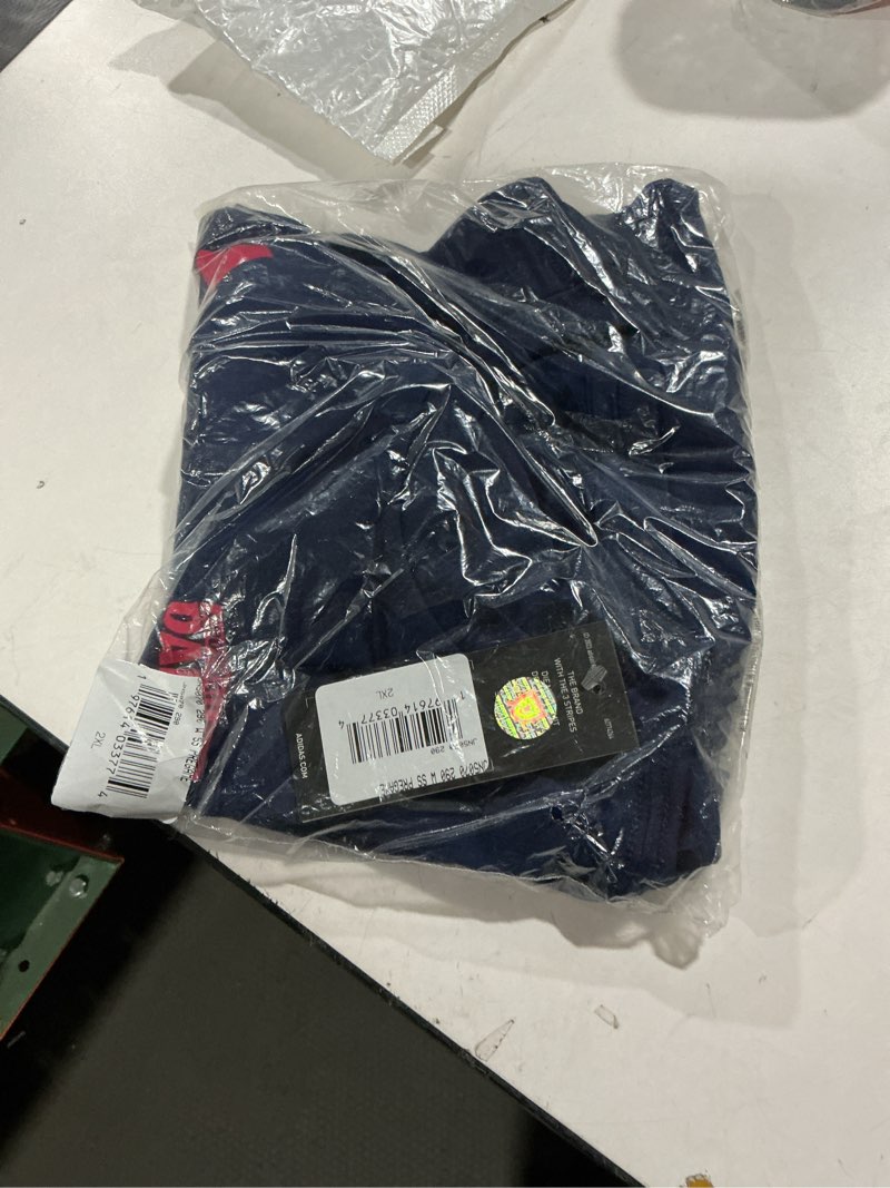 adidas Womens FC Dallas Pre-Game Short Sleeve Soccer T-Shirt,Team Navy Blue/Fc Dallas,XX-Large