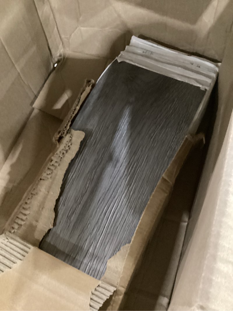 Condition photo showing New/Like New for funstick grey wood contact paper peel and stick wood wallpaper thick maple wood grain contact paper for kitchen cabinet wood adhesive vinyl wall paper for countertops table removable 15.8" x 78.8"