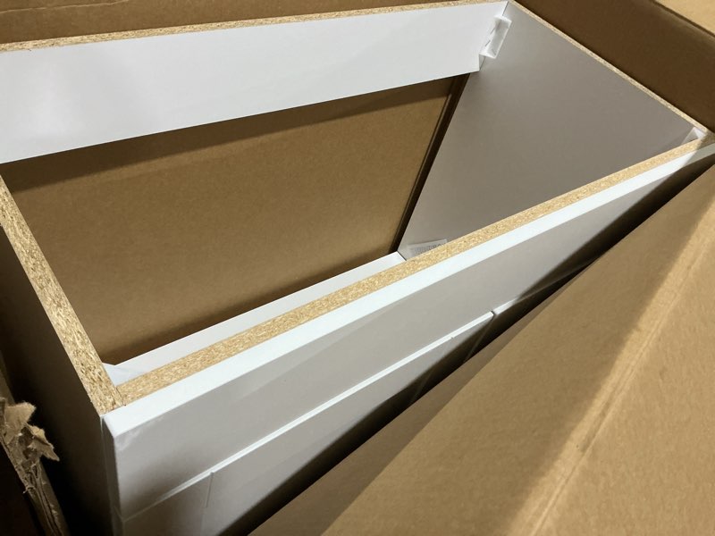 Condition photo showing Good Condition for project source 36-in white bathroom vanity