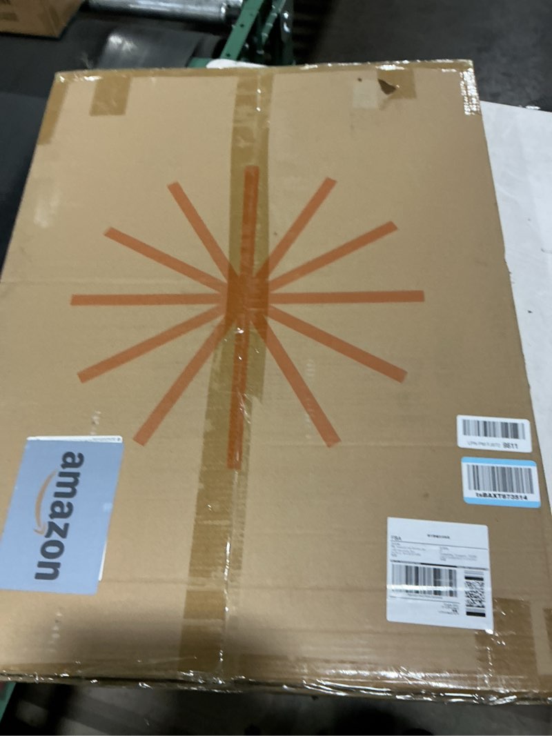 Condition photo showing Good Condition for 24×32 Silver Bathroom Mirror for Over Sink - Rectangular Bathroom Mirrors with Tempered Glass & Aluminum Frame, for Restroom Vanity, Entryway, Bedroom, Horizontal/Vertical, Rounded Corners 32"L x 24"W Silver – Raised Frame