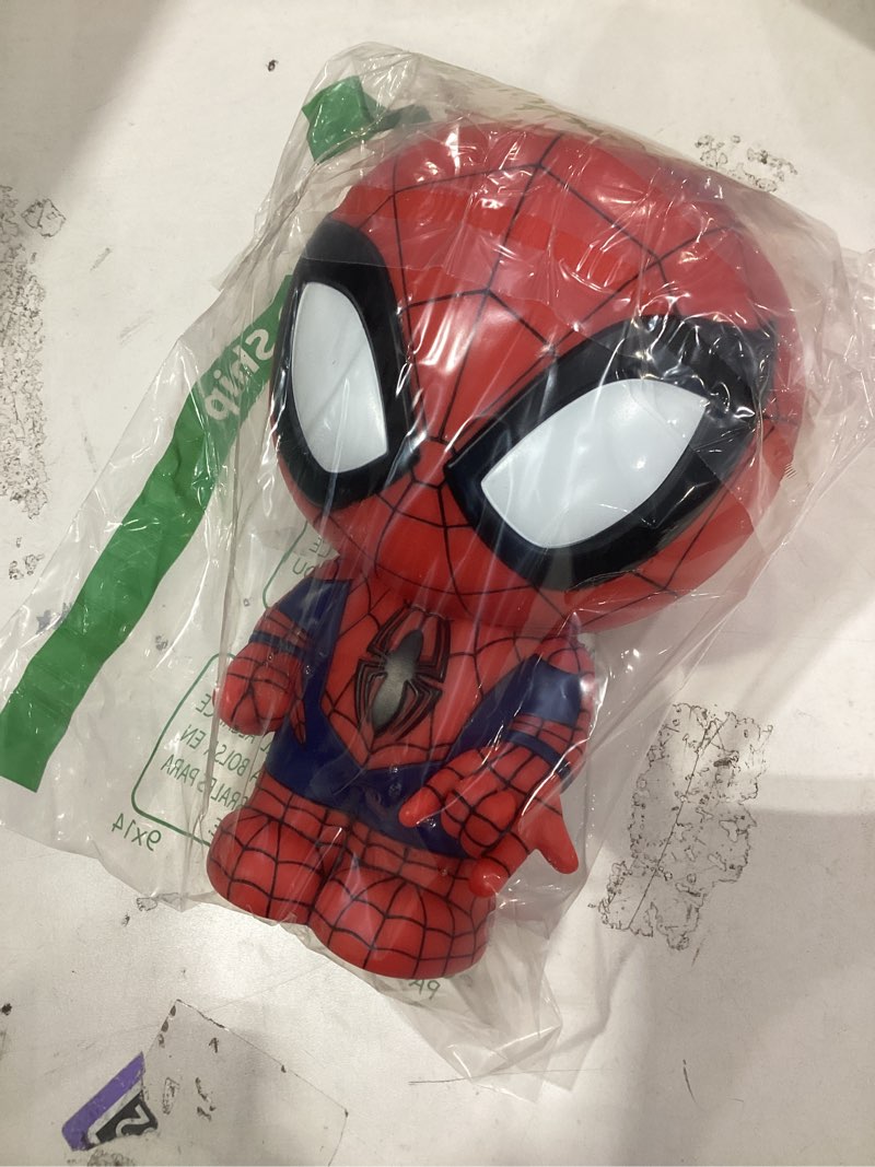 Condition photo showing Good Condition for Spider-Man PVC Figural Bank Toy - Spider-Man