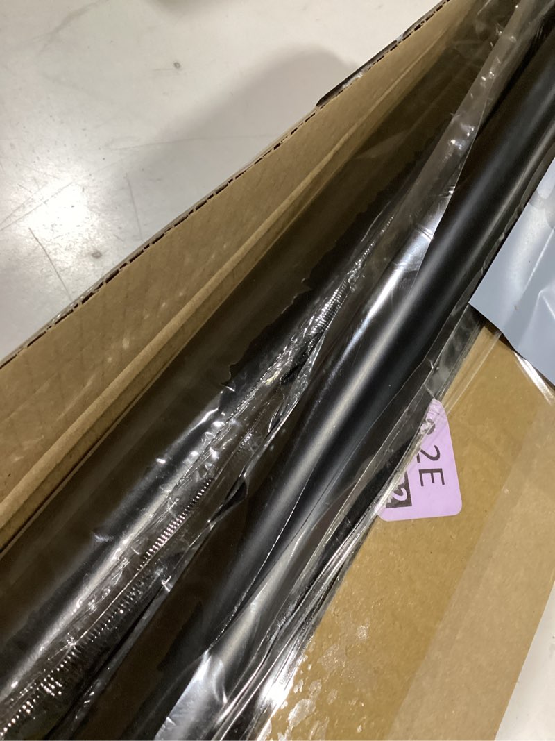 Condition photo showing Good Condition for decorative black curtain rod 48 to 90 inches adjustable drapery rod with bird finials heavy duty curtain rods for windows living room kitchen matte black 48-90"
