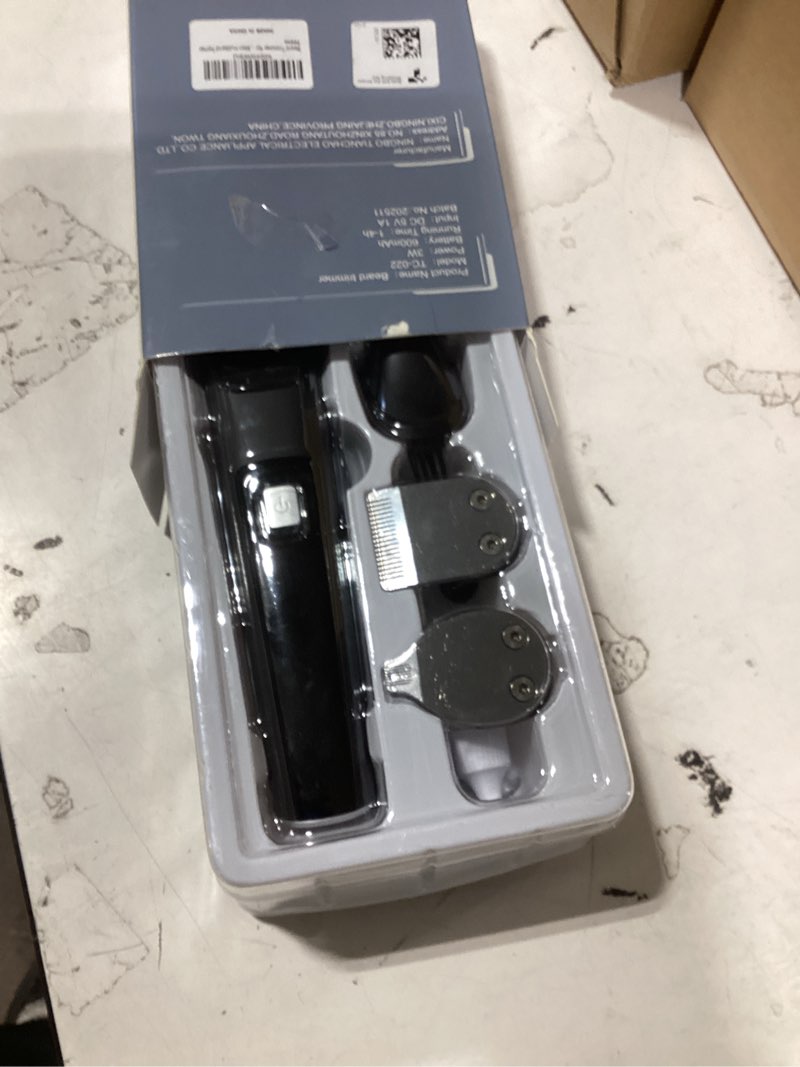 Condition photo showing New/Like New for beard trimmer for men, all-in-one electric razor & hair clipper, waterproof cordless mustache grooming kit, rechargeable beard hair nose ear & body trimmer, face shaver, gifts for men husband father