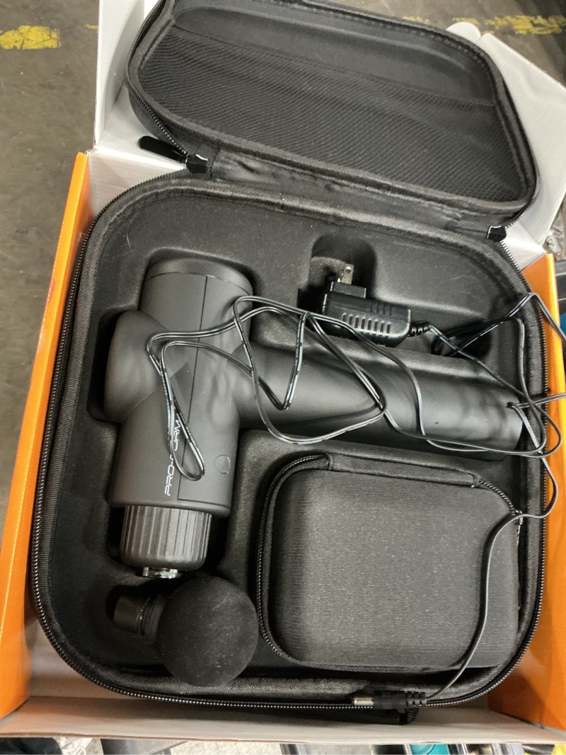 Condition photo showing As Is for proform percussion therapy gun