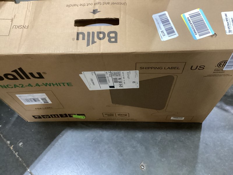Condition photo showing New/Like New for Ballu Mica Infrared Space Heater Indoor Use,Large Room Panel Heater with Programmable Thermostat,WiFi App Control,Portable Stand or Wall Mount,Energy Efficient Smart Quiet Heater,Work with Alexa,White