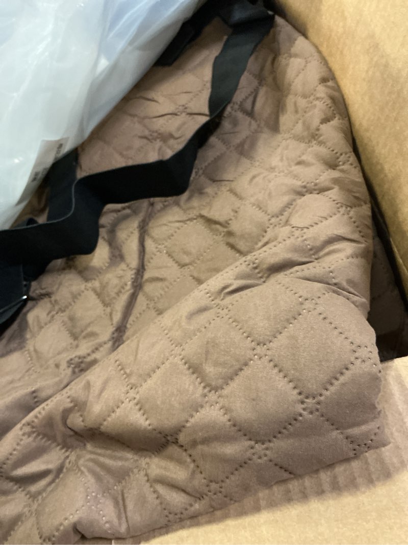 Condition photo showing As Is for sanmadrola 100% waterproof sofa cover anti slip couch cover machine washable slipcover leakproof furniture protector for dogs kids pets  dark brown  oversized sofa