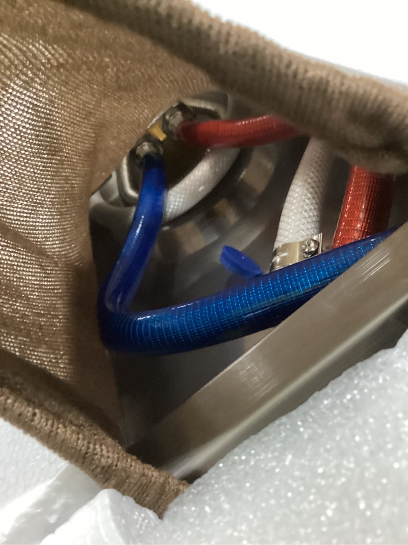 Condition photo showing Good Condition for ROVOGO Shower Panel Tower System - Use 4 Functions at the Same Time: Rain Shower, Handheld, Body Jets and Tub Spout, 304 Stainless Steel Shower Column with Adjustable Head, Brushed Brushed Panel+Chrome Fixtures