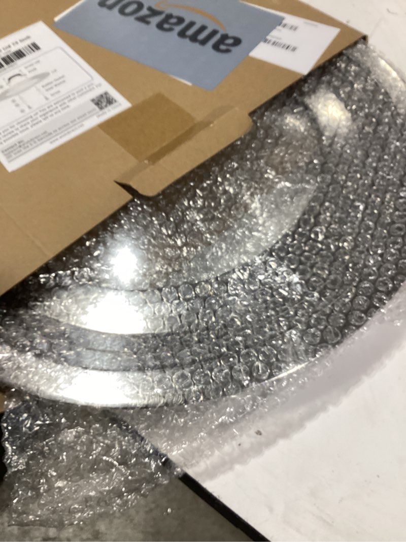 Condition photo showing New/Like New for 15 inch large universal pans pots lid cover fits 11/12/13/14/15" frying pans/pots/woks, stainless steel and tempered glass lid with vent hole and heat resistant handle
