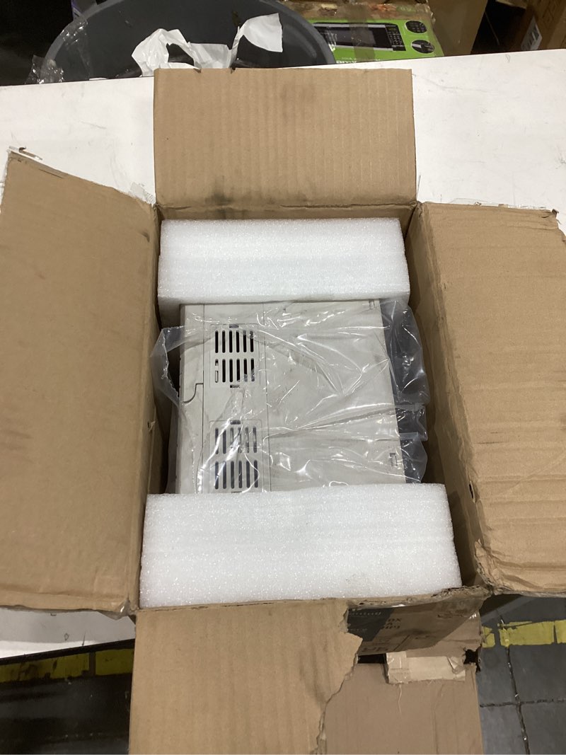 Condition photo showing As Is for vevor vfd 10hp, 7.5kw, 34a, 1 phase 220v-240v input to 3 phase 220v-240v output variable frequency drive, 0-400hz vfd for ac motor speed control 10hp/34a