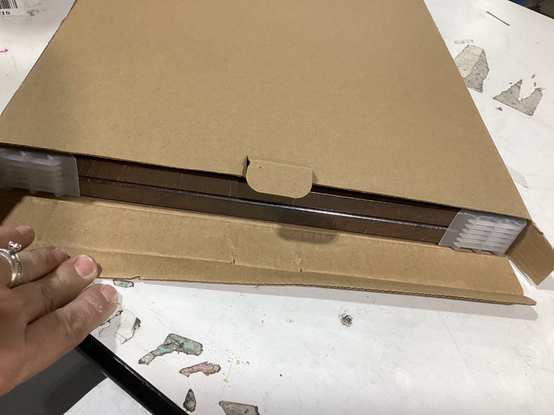 Condition photo showing New/Like New for 11x14 picture frames rustic brown wood pattern set of 2 photo frames, for 8x10 with mat or 11x14 without mat gallery wall display wood frame 11x14-2p brown