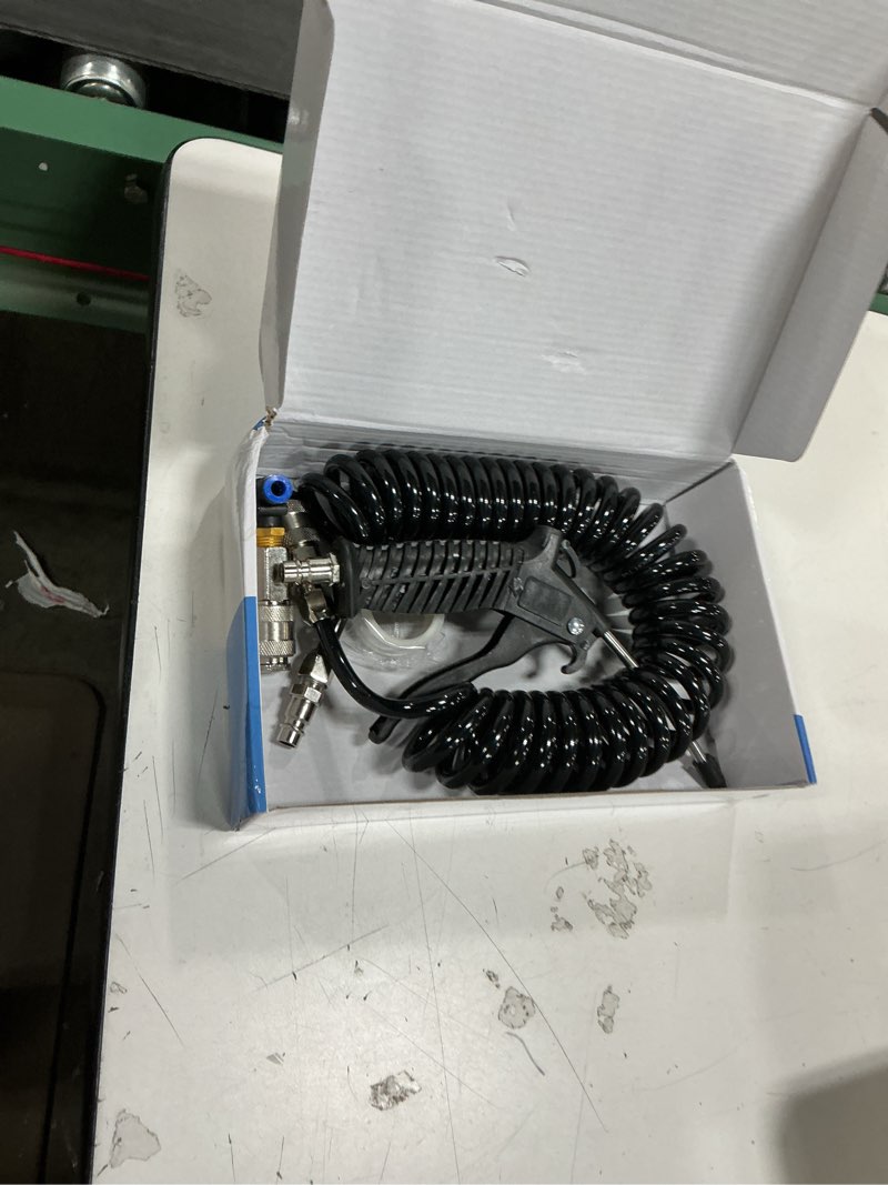 Condition photo showing Good Condition for Truck Air Duster Gun with 5 Metre Recoil Air Hose, Air Seat Blow Dust Gun Heavy Duty Air Gun Cleaning Kit for Truck Semi Trailers Black